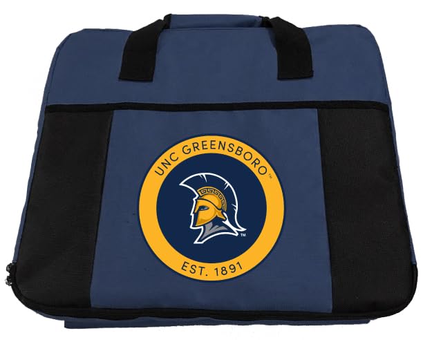 R and R Imports North Carolina Greensboro Spartans Seat Cushion Officially Licensed Collegiate Product Navy