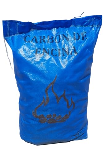 Carbón de Encina para Barbacoa, Combustible Sólido para Parrilla (10kg)