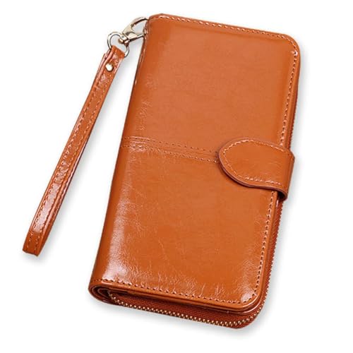 Adies Wallet Vintage Long Wallet Large Capacity Holding Bag Multifunctional Mobile Phone Bag