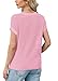 Womens Tops Trendy Short Sleeve Sweater for Women Spring Tops Cute Summer Outfits Cruise Teacher Resort Wear 2026 Boho Beach Vacation Clothes Fashion Clothing Business Casual Shirts Dressy Work Pink