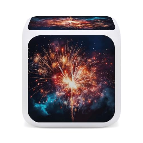 Reloj despertador con luz nocturna de 7 colores para dormitorio y mesita de noche con pantalla grande 5