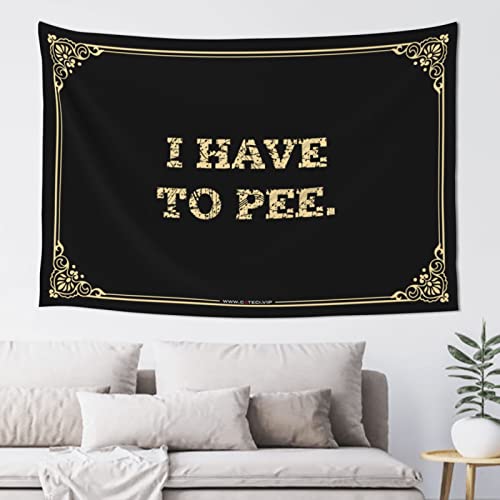 �Ǒ��� �� ���O �o�[ ���� I Have to Pee�^�y�X�g���[�t���b�O ���� �e�B�[�� �o�[ �j�� ���A ����(100X150cm)