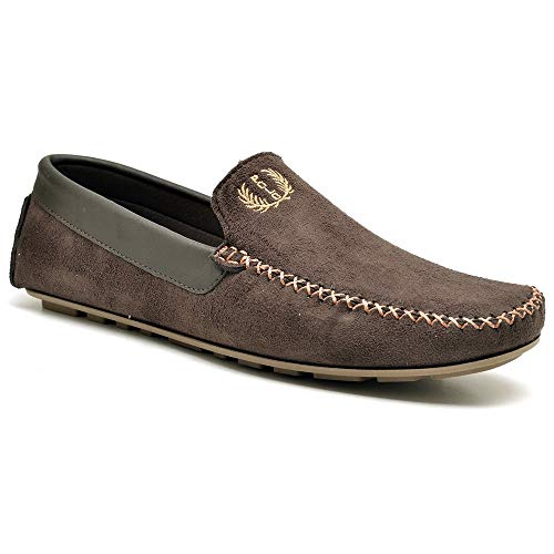 SAPATO MASCULINO DRIVER POLO STATE TRIP (41, Marrom)