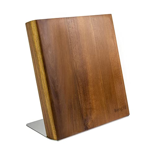 Kleiner Messerblock Aus Holz Für 6 Küchenmesser - Kompakter Aufbewahrungshalter 130x125x65mm