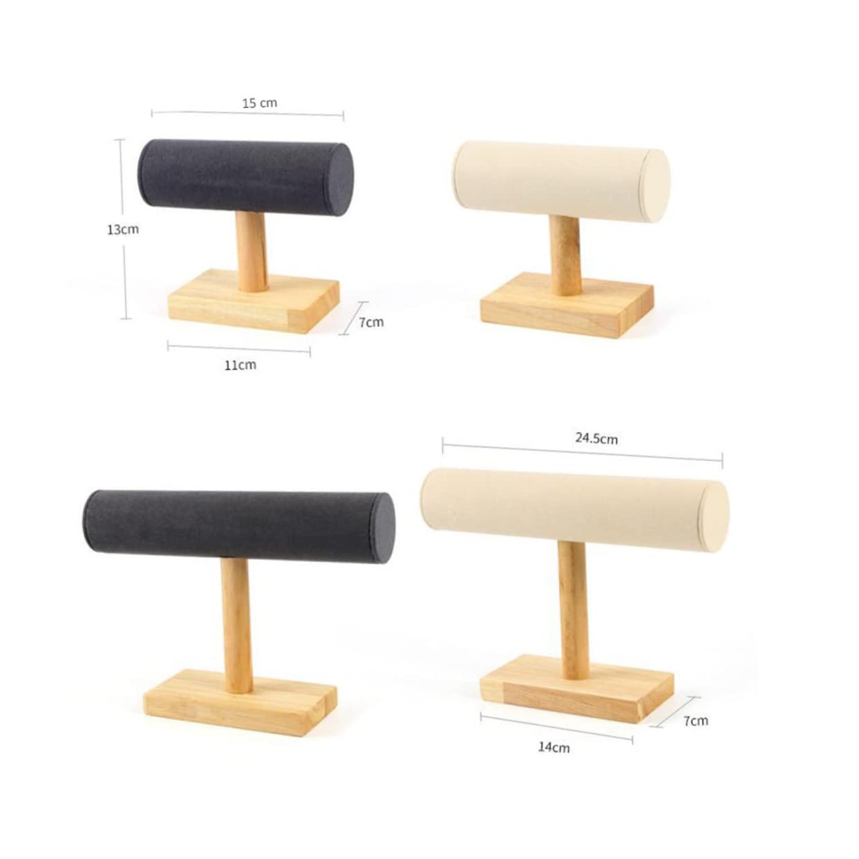 Soporte de estante para pulsera de reloj con cadena de mano, soporte para pulsera, soporte para collar, exhibición de pulsera, soporte para joyería, soporte para reloj, estante para almacenamient