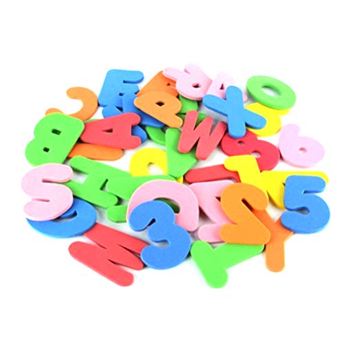 wongbey Bad Letters Numbers Foam 36-delig Alfabet Baby Bad Speelgoed, Water Drijvende Alfanumerieke Letters Puzzel… - Image 4