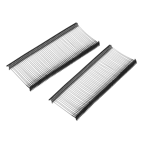 Púas de etiquetado resistentes de 35 mm, sujetadores negros para ropa, 1000 uds