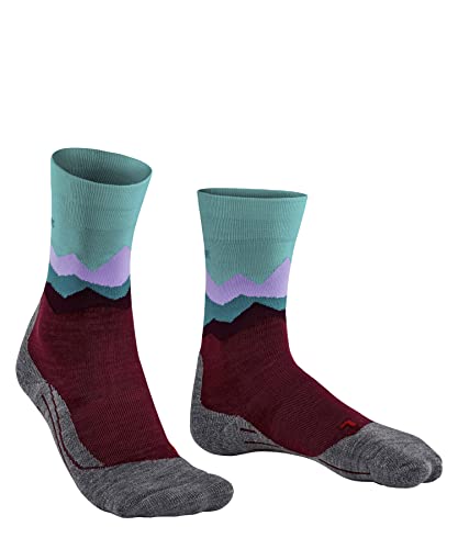 Image of FALKE Women's TK2 Explore Crest Hiking Socks, Quick Dry Merino Wool, 1 Pair