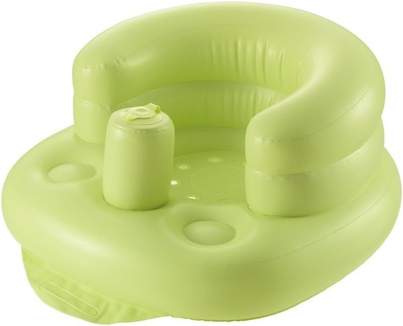 Delavala Baby Inflatable Bath Chair with Built-in Pump, Portable Baby Sitting Support Seat, Soft Air Sofa for Infants & Toddlers, Lightweight Bath Seat & Floor Training Chair for Travel & Home Use-image-18