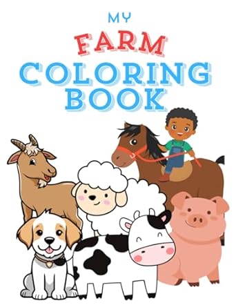 My Coloring Book Farm Animals in Haitian Creole and