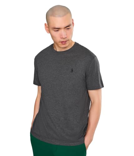 Image of POLO RALPH LAUREN, Men's, Classic Fit Jersey Crew Neck T-Shirt, Windsor Heather, XX-Large