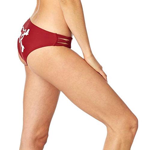Fox Throttle Maniac Lace Up Btm Dark Red
