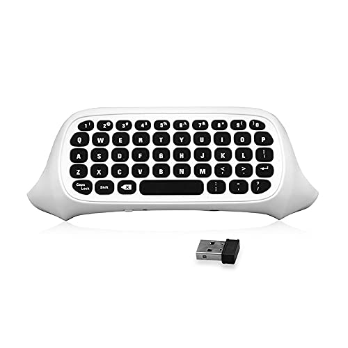 2.4G Mini teclado Chatpad sem fio com 3,5 mm Audio Jack Mensagem Chat Substituição do teclado para X