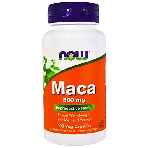 Maca Peruana 500mg 100 Cápsulas VEGETARIANAS Now Foods Saúde Sexual
