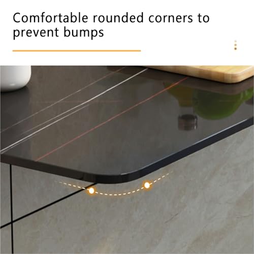 Table à manger pliante murale sans perçage pour gagner de la place chez soi