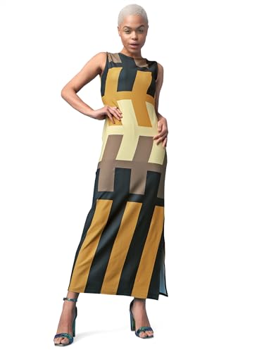 Image of PURVAJA Women's Bodycon Maxi Length Dress (Wini-106-110)