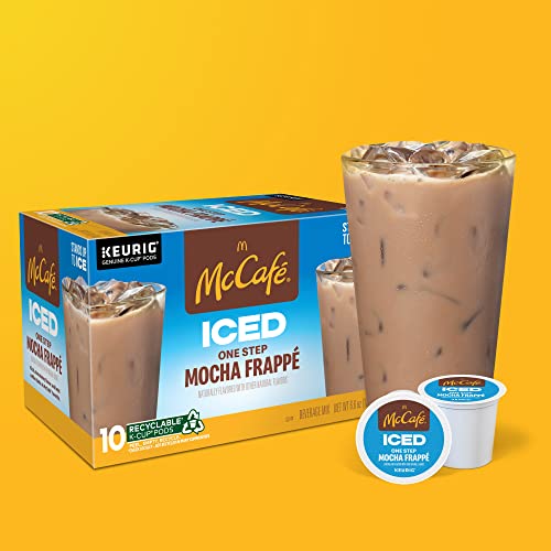 McCafe ICED One Step Mocha Frappe, Keurig Single Serve K-Cup Pods, 60 Count (6 Packs of 10) - image 7