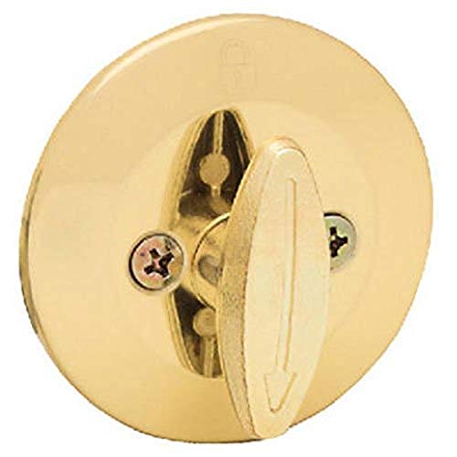 Kwikset 663 Deadbolt Unkeyed Deadbolt Lock, Polished