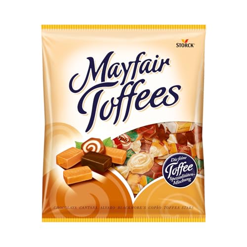 Mayfair Toffees – 1 x 490g – Karamell Toffee-Bonbon-Mischung mit verschiedenen Geschmacksrichtungen