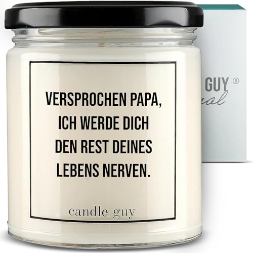 Bougie parfumée cadeau original pour Papa avec cire de soja longue durée