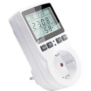 Ketotek KTEM01EU Stromzähler für Steckdose 3680W