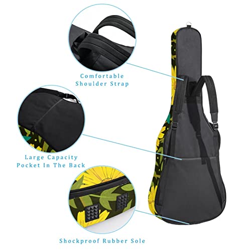 Housse de sac de guitare épaisse avec rembourrage en éponge imperméable pour guitare acoustique électrique basse… - Les Beatles, Paul McCartney, John Lennon, RIngo Starr, George Harrison Housse de sac de guitare épaisse avec rembourrage en éponge imperméable pour guitare acoustique électrique basse… – Image 4