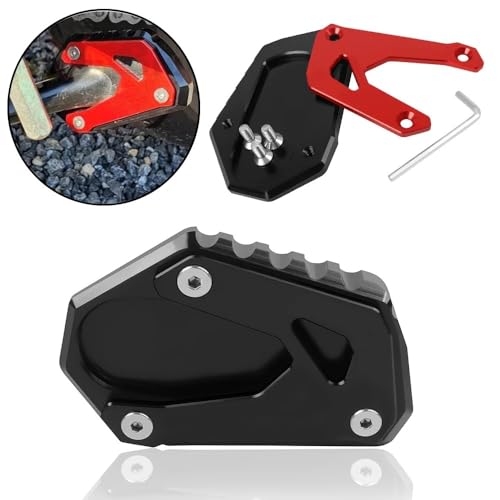 Extension béquille moto GSX-8S évite la chute sur sol meuble 23-24