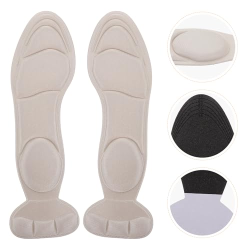 Plantillas esponja gruesas 3D transpirable para masaje, 2 pares miniatura 6