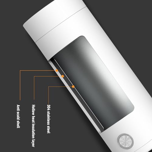 Tetera eléctrica de viaje portátil de acero inoxidable miniatura 4