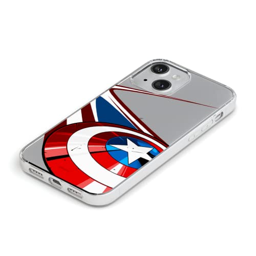 Ert Group Mobile Phone Case For Samsung S22 Ultra Original And Officially Licensed Marvel Pattern Captain America 008 Optimally Adapted To The Shape Of The Mobile Phone, Partially Transparent #TOP3