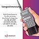 MIRKIT - BAOFENG Akku BL-5 L - 3800 mAh Li-Ion BAOFENG Erweiterte Akku kompatibel mit UV-mk5 BF-8HP UV-mk5X3 RD-mk5 UV-mk5TP UV-mk5+, UV-5X3 Zwei-Wege-Funkgeräte, Baofeng UV-5R