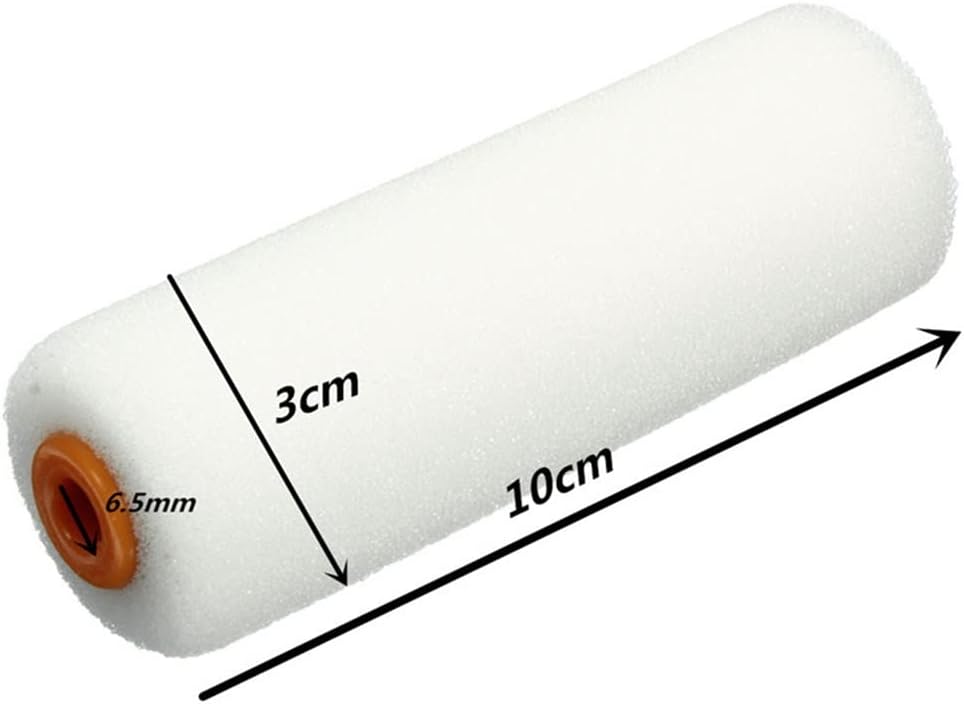 JSEIAJB 13Pcs/Set 100mm Craft Paint Foam Rollers Decorators Brush Smooth Tools + Handles Painting Decorating Painting Tool Set