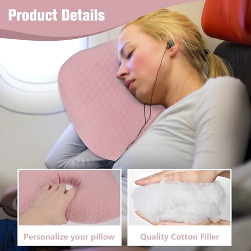 Ear Piercing Pillow for Side Sleepers, Ear Pillows with Holes for Pain, Earring Inflammation Pressure Sores, Cotton Earring Pillow for CNH Side Sleepers