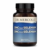 Dr. Mercola Zinc Plus Selenium - Mineral Blend Supplement - for Immune, Brain & Respiratory Support - Contains Zinc Glycinate Chelate & Copper - GMO-Free & Gluten-Free - 30 Capsules (30 Servings)