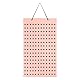 WEESTAAMO Schuhanhänger Organizer - Hängende Schuh Charm Halter mit 180-Löchern, tragbare Hacke Dekoration Croc Charms Display Stand, an der Wand montierte (Croc Charms nicht enthalten)