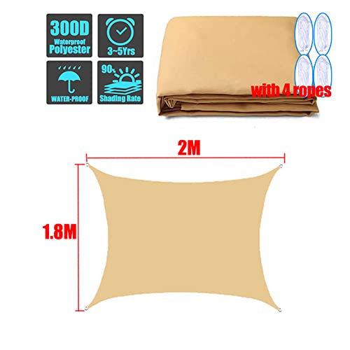 Auvent imperméable de jardin : voile d'ombrage pour pergola et repas