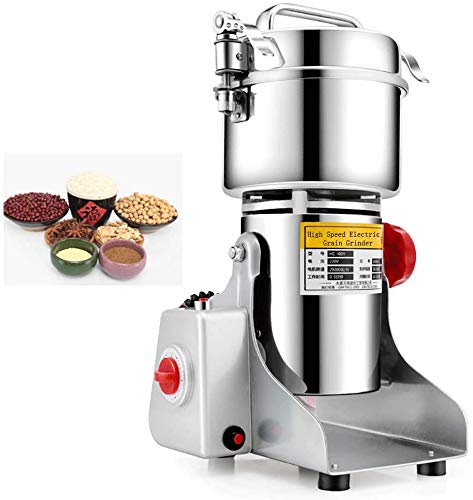 MXBAOHENG 400g Electric Grain Grinder Mill Cereal Spice Grinder Herb Pulverizer Superfine Powder