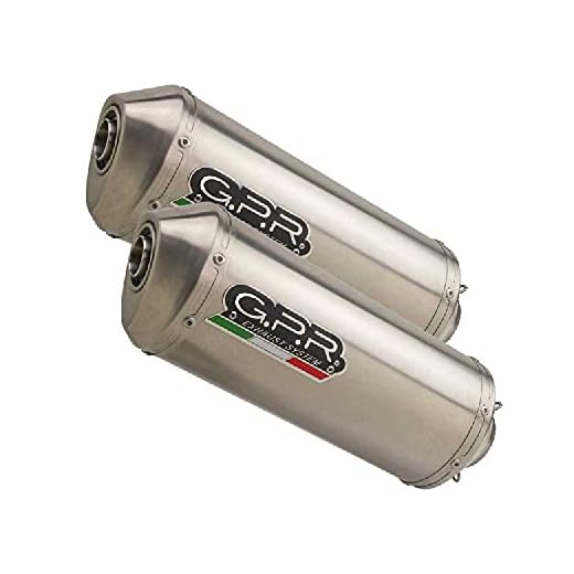 gpr y.61.sat exhaust homologated satinox stainless steel kompatibel med yamaha bt bulldog 1100 2002 2003 2004 2005 2006 2007 mototopgun y.61.sat