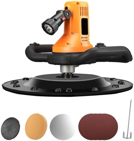 6-Speed Electric Handheld Wall Smoothing Machine - Powerful Plastering Trowel for Concrete Polishing, Drywall Finishing, and Smooth Surface Renovation