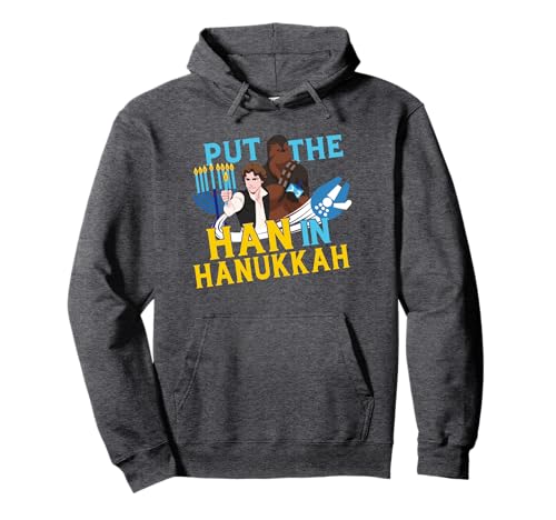 Sweat Star Wars Hanukkah contre le froid hivernal avec Han Solo et Chewie