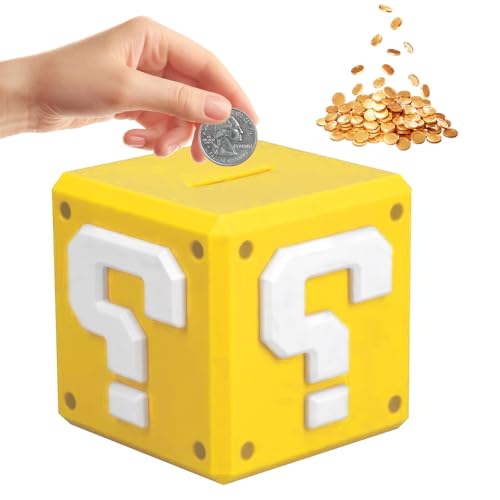 Lotvic Hucha Infantil, Hucha de Cerámica, Huchas Grande, para Niños Y Niñas, Decoración de Habitaciones