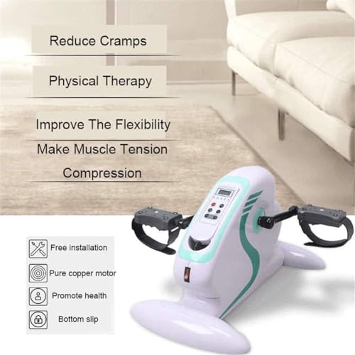 Elektrische pedaaltrainer Draagbare fitness onder bureaufiets Knie- en been-hometrainer Fiets Verstelbare fitness-revalidatieapparatuur met kabelafstandsbediening - Afbeelding 7