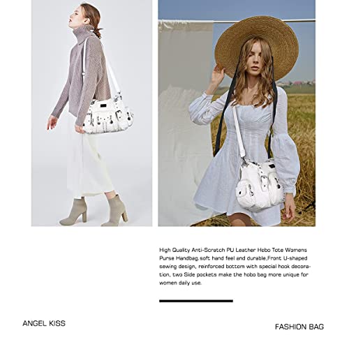 Image of Angel Kiss Purses for Women Soft PU Leather Large Hobo Bags for Women Shoulder Bag | Soft