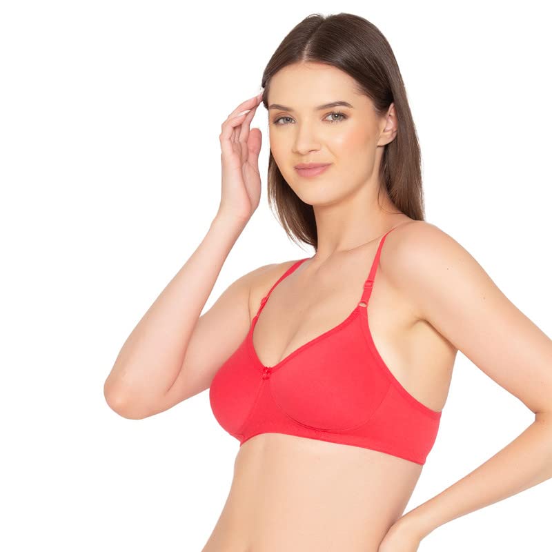 Image of Groversons Paris Beauty Women's Pack of 2 Seamless Non-Padded, Non-Wired Bra (COMB09)