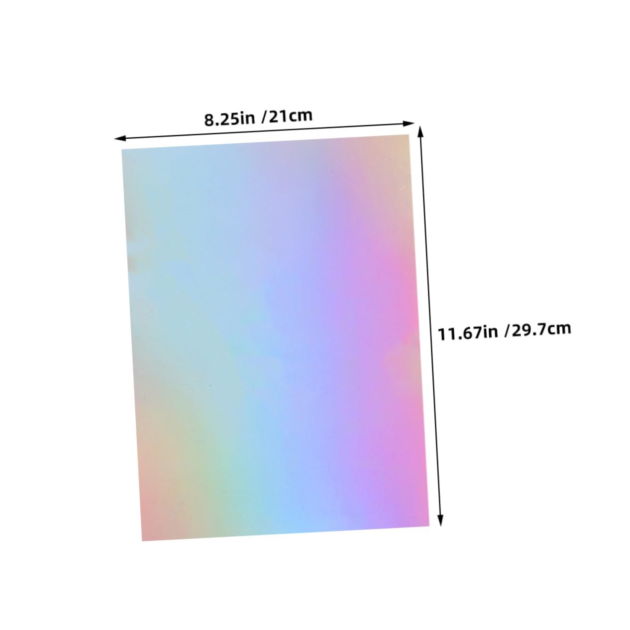 60 Szt. Metaliczny Holograficzny Karton Lustrzany Do DIY Rzemiosła Dla Chłopiec Dziewczynka Świąteczne Projekty Scrapbook