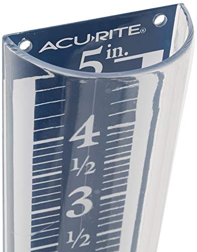 Acurite 00850 5 Inch Capacity Easy-To-Read Magnifying Acrylic, Blue (00850A3) Rain Gauge thumb #4