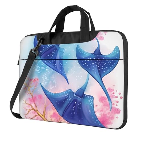 Sacoche ordinateur portable antichoc et housse animaux marins PC