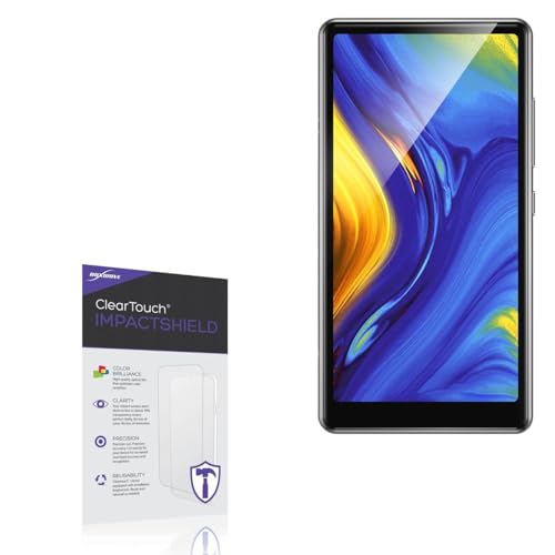 BoxWave Screen Protector Compatible With AGPtek T03S MP3 - ClearTouch ImpactShield (2-Pack), Impenetrable Screen Protector Flexible Film
