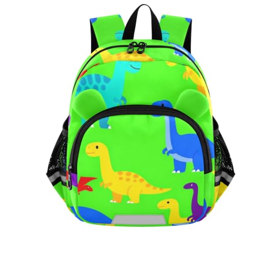 Sac de garderie pour bébé avec laisse anti-perte motif Neon Jungle