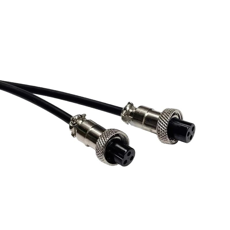 Cable divisor GX12 conector aviación 10cm 5 pines miniatura 3